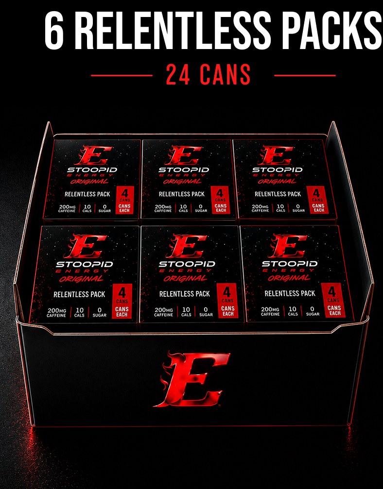 RELENTLESS PACK (24 CANS)